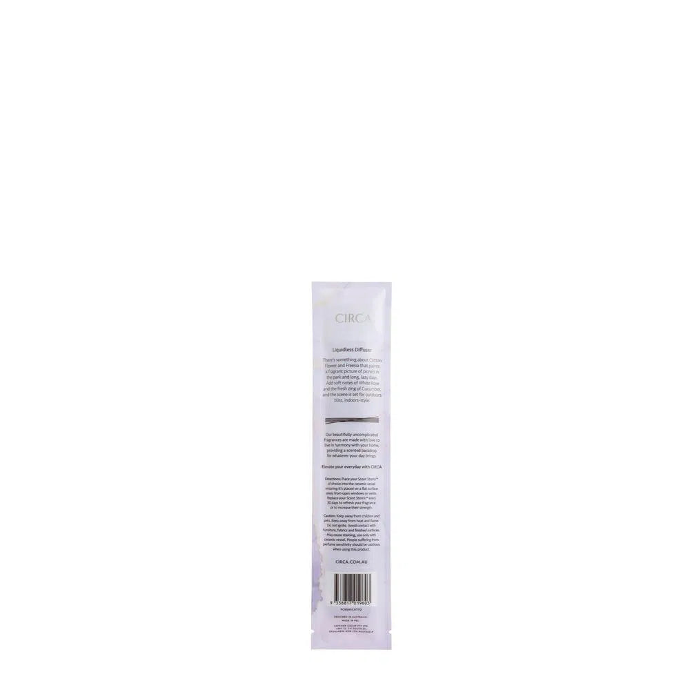 Cottonflower and Freesia 5 Replacement Scent Stems by Circa-Candles2go
