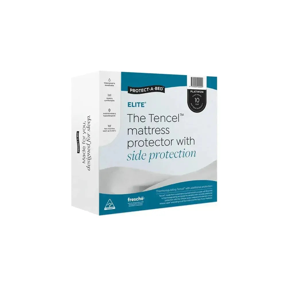 Elite Silky & Cool Tencel Fitted Mattress Protector by Protect-A-Bed Super King-Candles2go