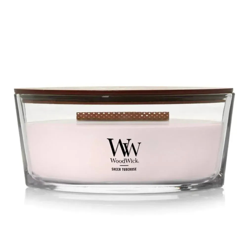 Ellipse Sheer Tuberose 453g Candle by Woodwick Candles-Candles2go