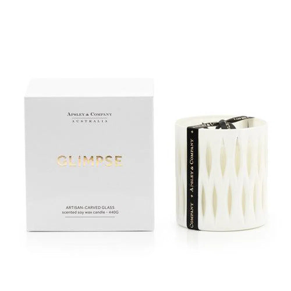Glimpse Blanc 440g Luxury Candle by Apsley Australia-Candles2go