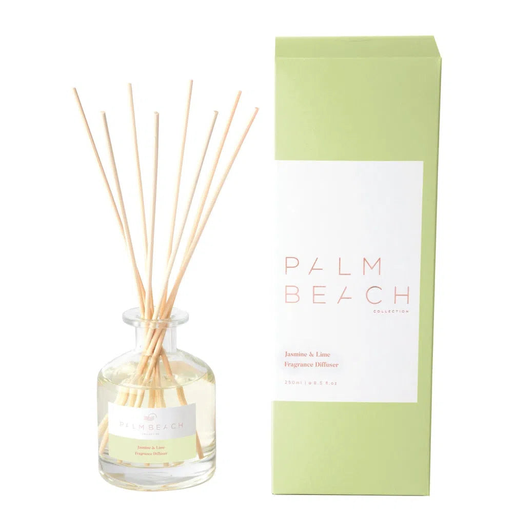 Jasmine & Lime Reed Diffuser 250ml by Palm Beach-Candles2go