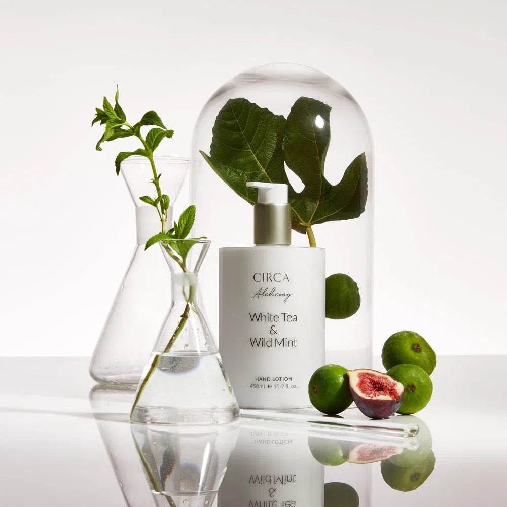 Kitchen Alchemy White Tea and Wild Mint Hand Lotion 450ml by Circa-Candles2go