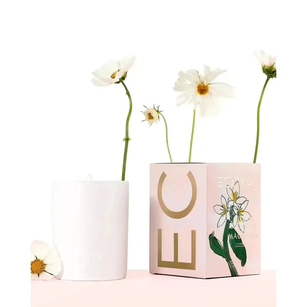 Mother's Day Citrus Blossom & Magnolia Ceramic Madison Jar 400g by Ecoya-Candles2go