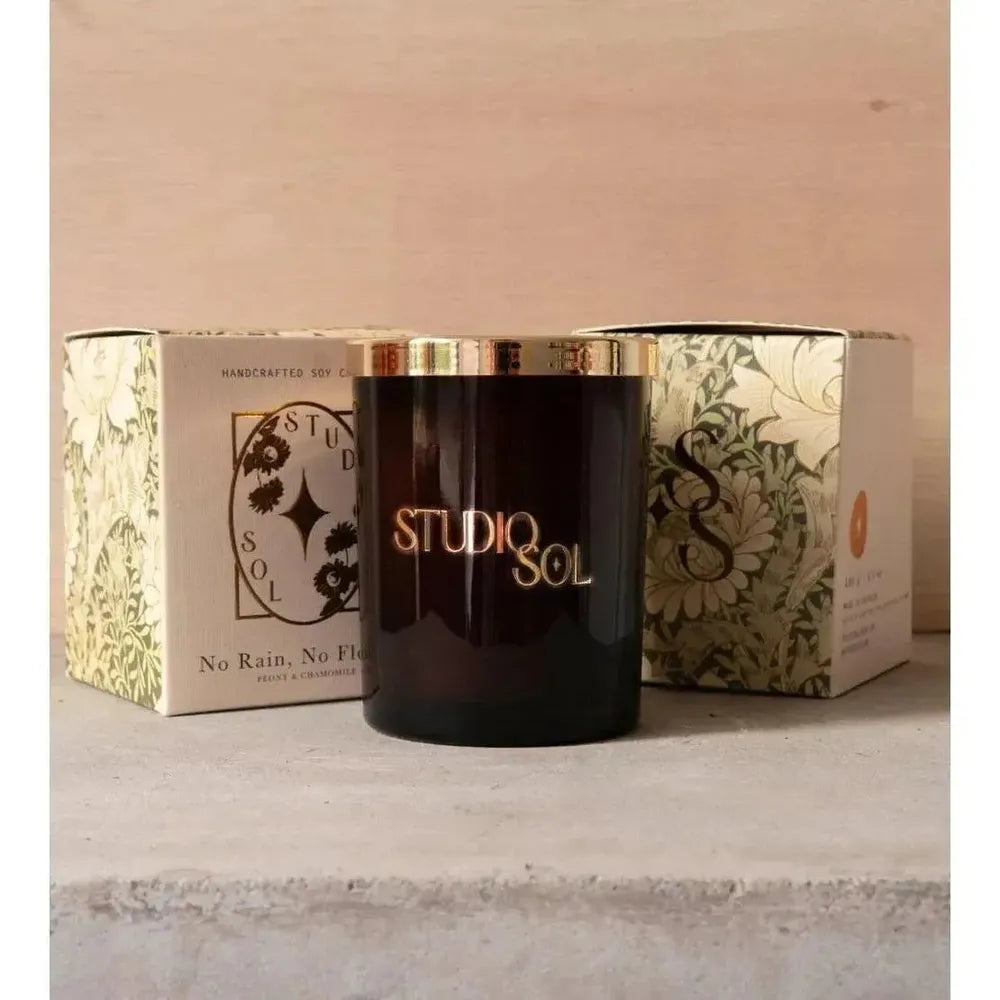 No Rain, No Flowers 200g Candle by Studio Sol Limited Edition-Candles2go