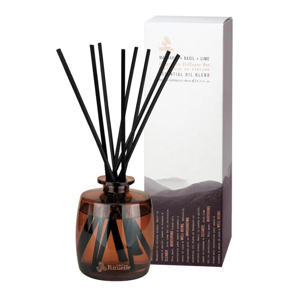 Urban Rituelle Equilibrium Reed Diffuser Mandarin, Basil & Lime-Candles2go