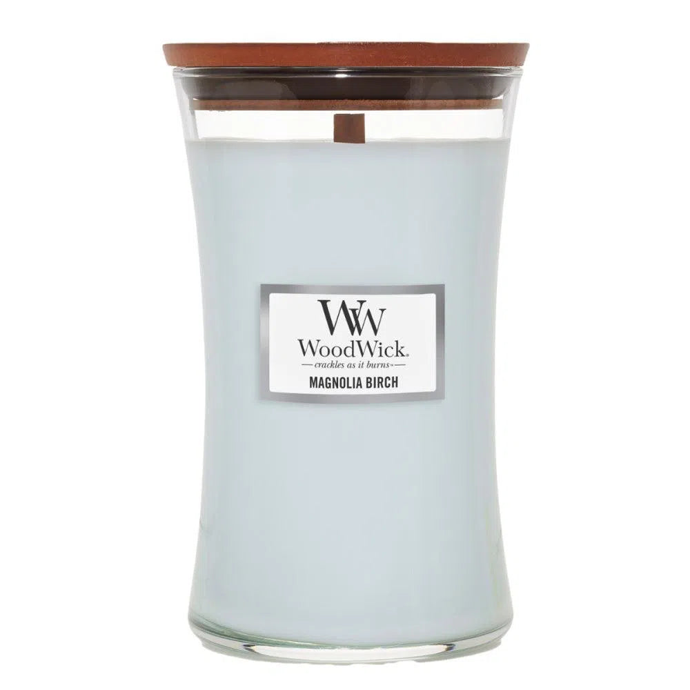 Large woodwick store candle