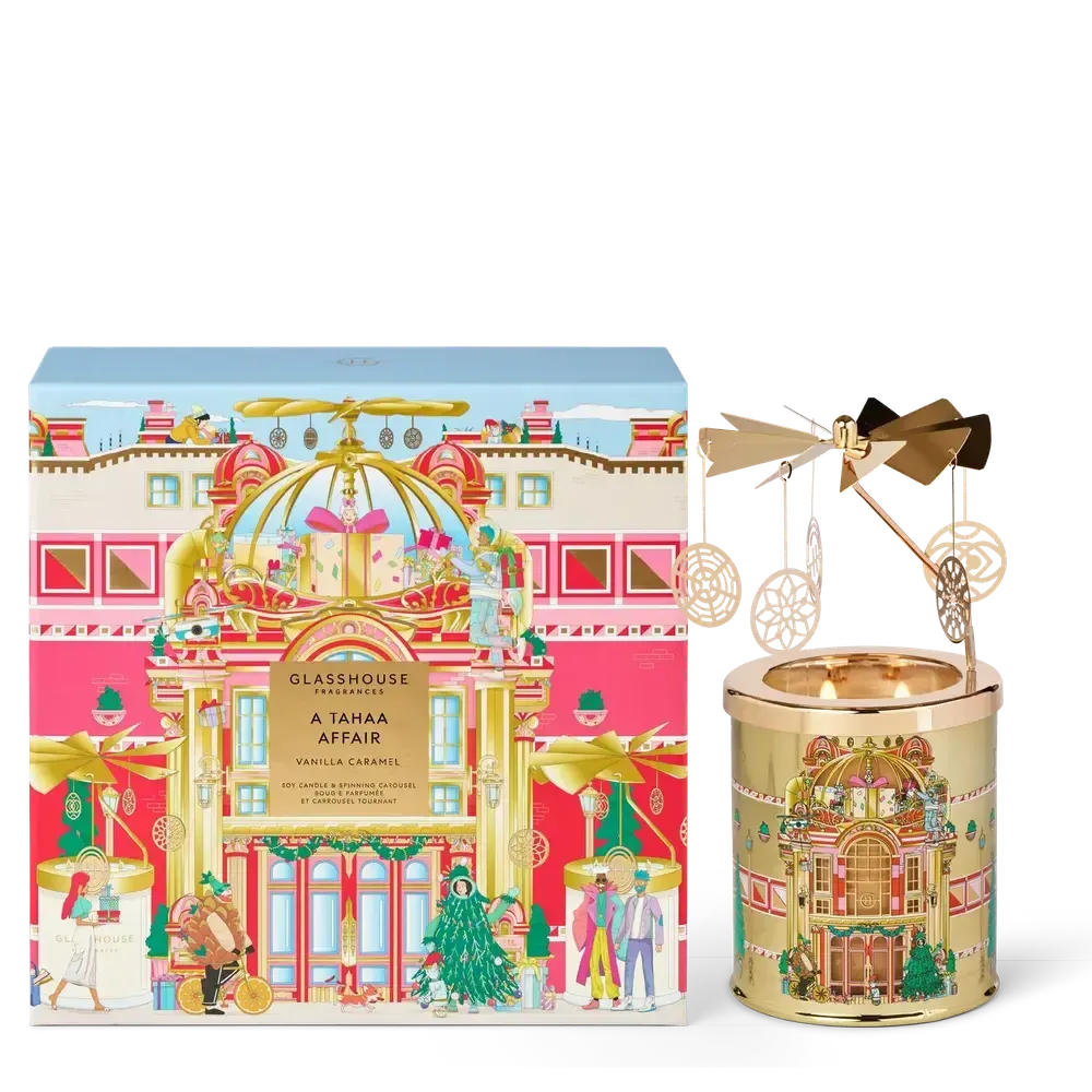 Christmas Limited Edition Glasshouse A Tahaa Affair Spinning Carousel Gift Set 2025