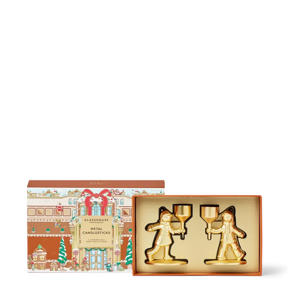 Christmas Limited Edition Glasshouse Metal Candlestick Holders 2025-Candles2go