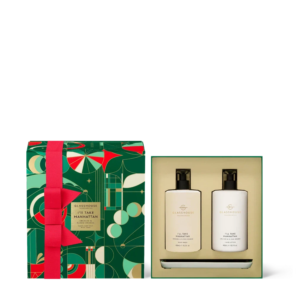 Christmas Limited Edition I'll Take Manhattan Hand Care Duo Pack by Glasshouse Fragrances-Candles2go