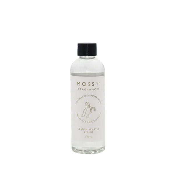 Christmas Limited Edition Lemon Myrtle & Pine Diffuser Refill 200ml by Moss St Ceramics-Candles2go