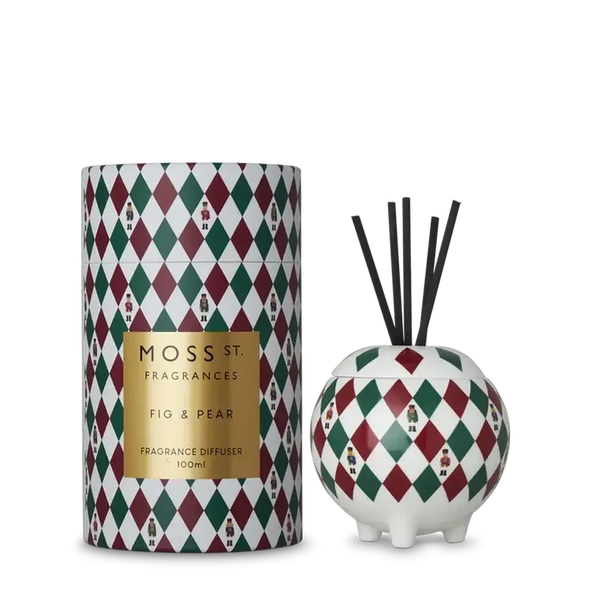 Christmas Limited Edition Moss St Ceramic Fig & Pear Mini Diffuser 2025-Candles2go