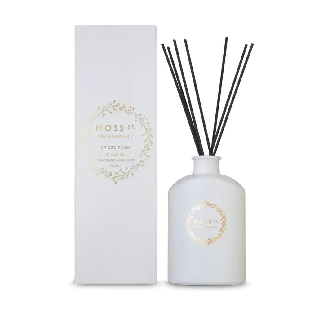 Christmas Limited Edition Moss St Spice Plum & Clove 300ml Diffuser 2025-Candles2go