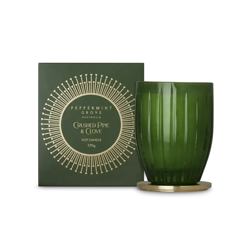 Christmas Limited Edition Peppermint Grove Crushed Pine & Clove 370g Candle 2025-Candles2go