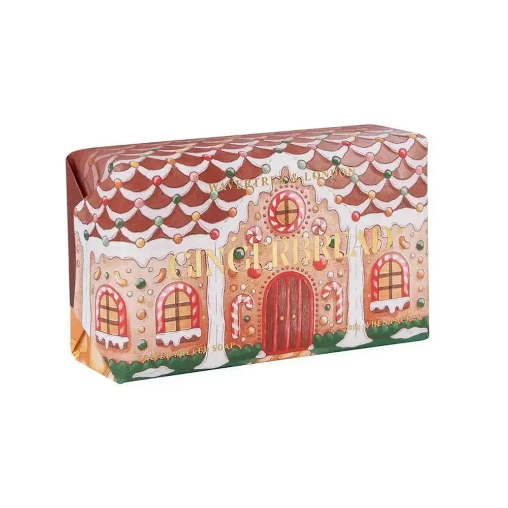 Christmas Limited Edition Wavertree & London Gingerbread 200g Soap Bar 2025-Candles2go