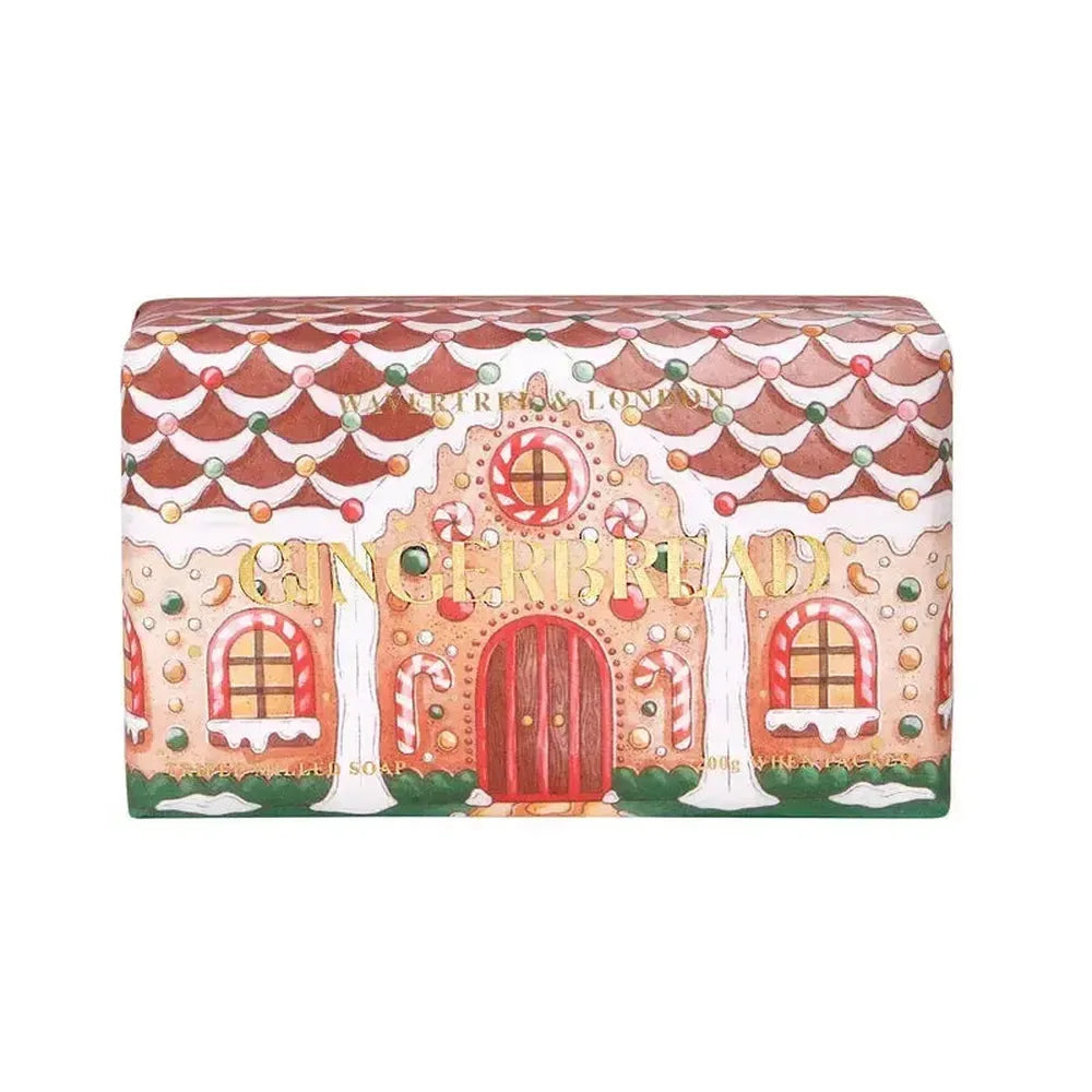 Christmas Limited Edition Wavertree & London Gingerbread 200g Soap Bar 2025-Candles2go