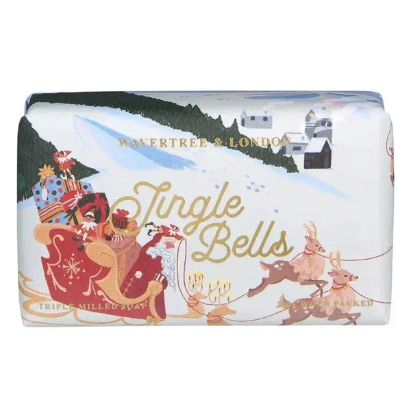 Christmas Limited Edition Wavertree & London Jingle Bells 200g Soap Bar 2025-Candles2go