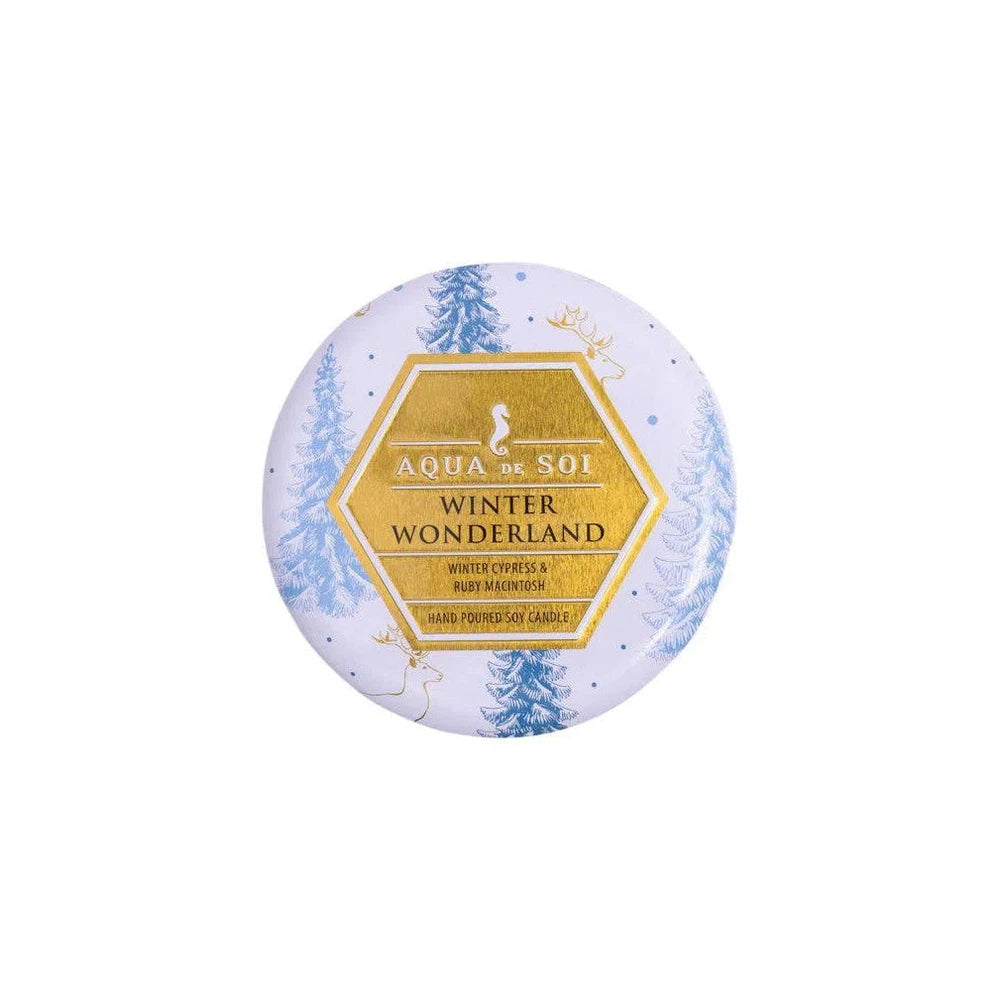 Christmas Limited Edition Winter Wonderland Decorative Tin Candle 266g The Soi Co by Splosh-Candles2go