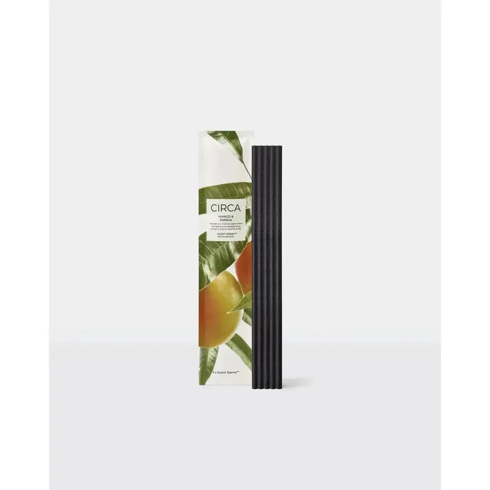 Circa Mango & Papaya 5 Replacement Scent Stems-Candles2go