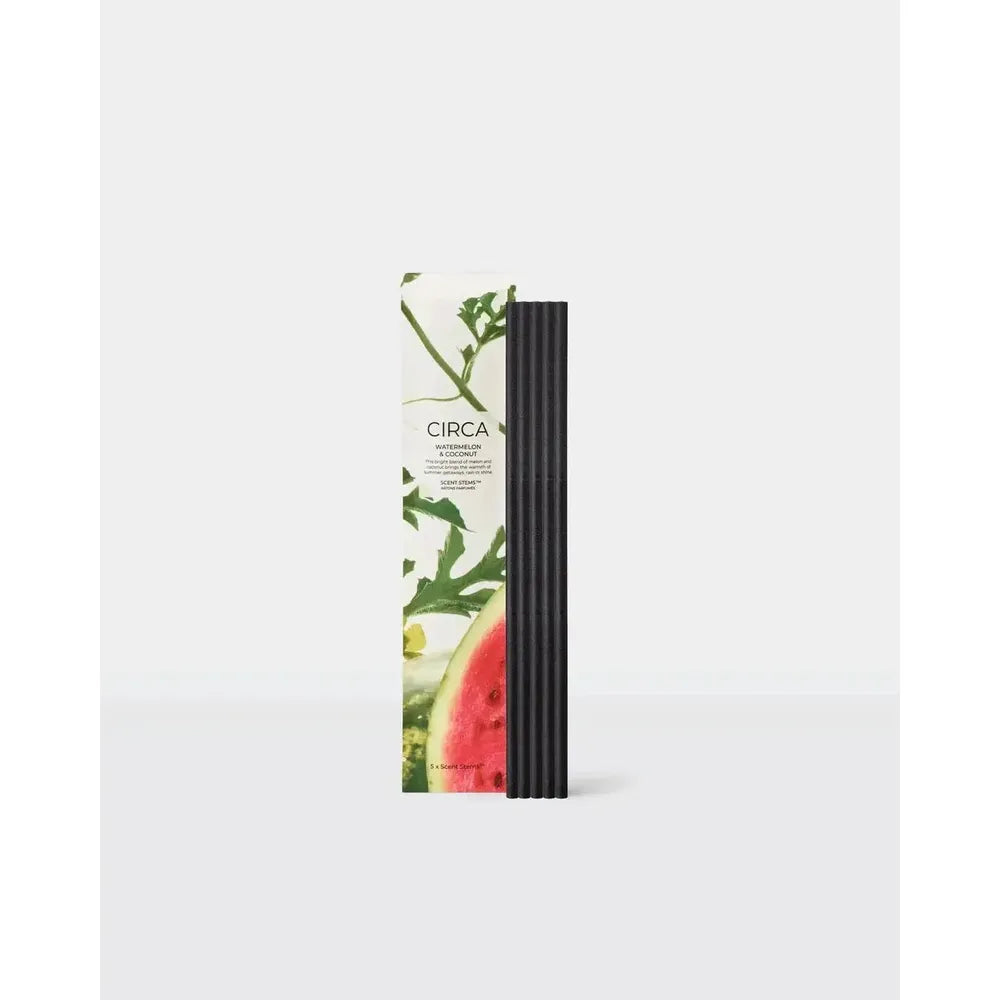 Circa Watermelon & Coconut 5 Replacement Scent Stems-Candles2go