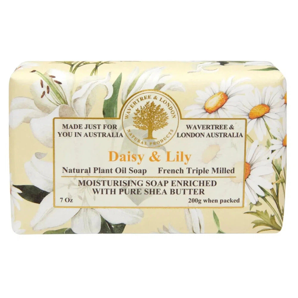 Daisy & Lily Soap 200g by Wavertree and London Australia-Candles2go