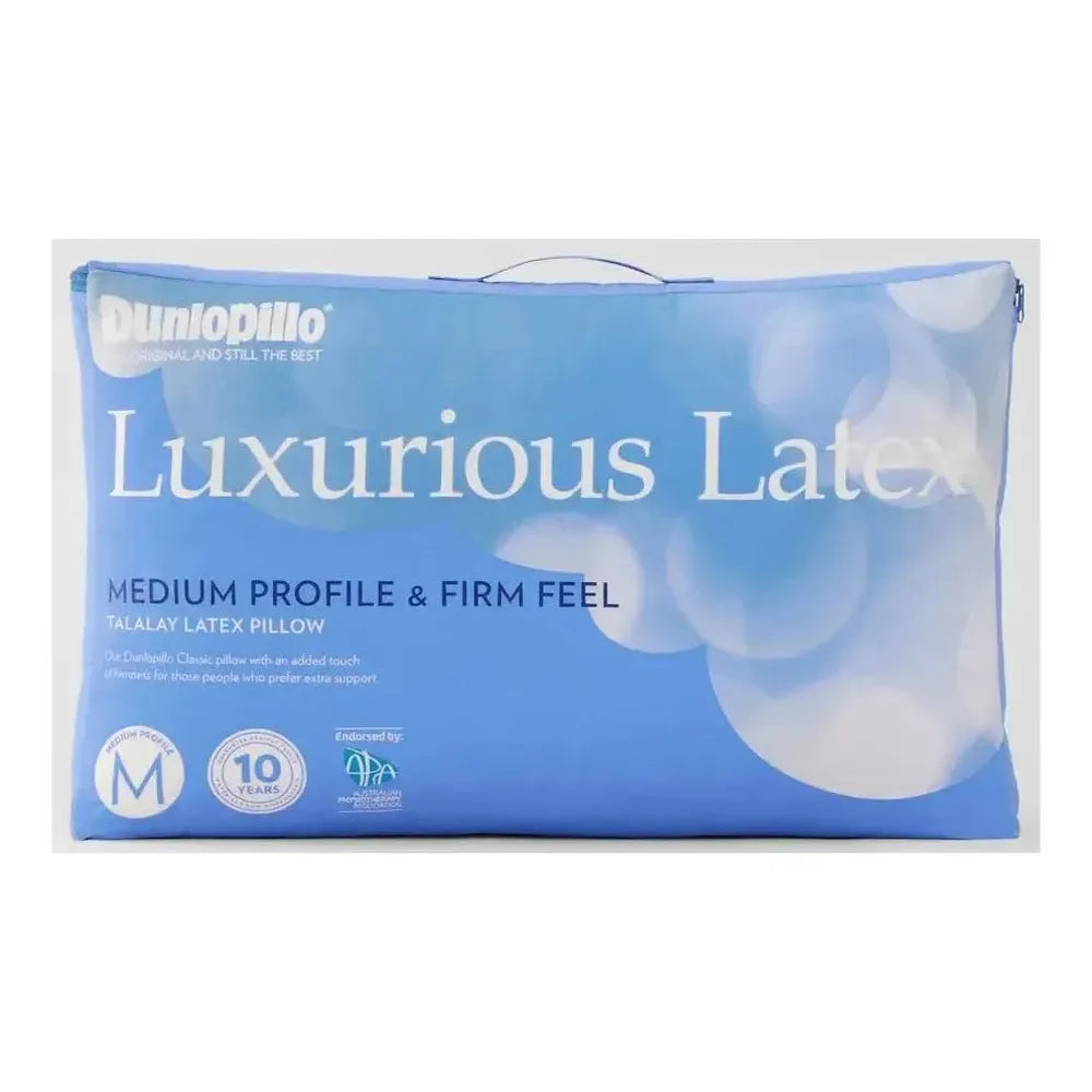 Dunlopillo Luxurious Latex Medium Profile & Firm Feel-Candles2go