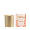 Ecoya Peachy Mini Goldie 105g Candle Limited Edition Christmas 2024