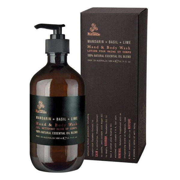 Equilibrium Hand & Body Wash Mandarin, Basil & Lime by Urban Rituelle-Candles2go