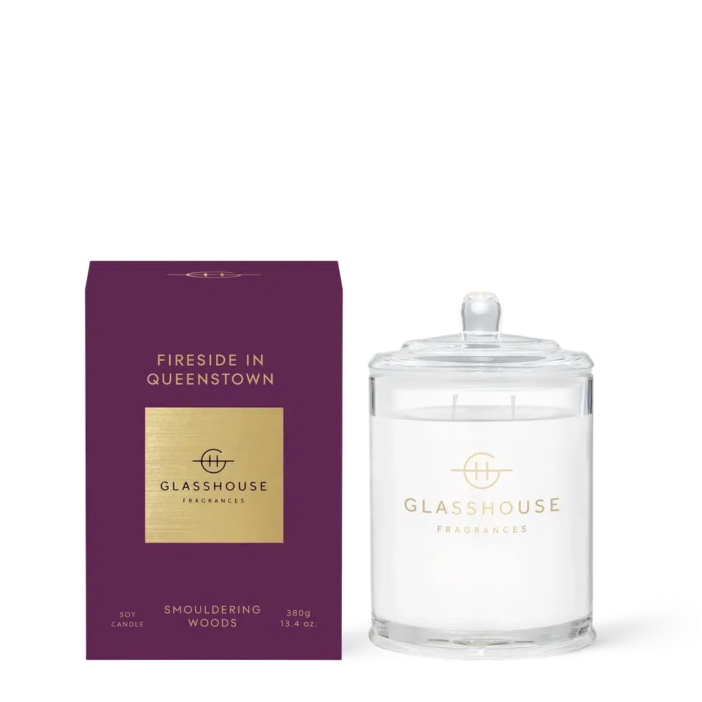 Fireside In Queenstown 380g Candle by Glasshouse Fragrances-Candles2go