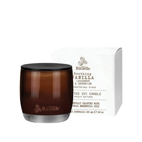 Flourish Organics Vanilla, Lavender & Geranium Soy Candle by Urban Rituelle-Candles2go