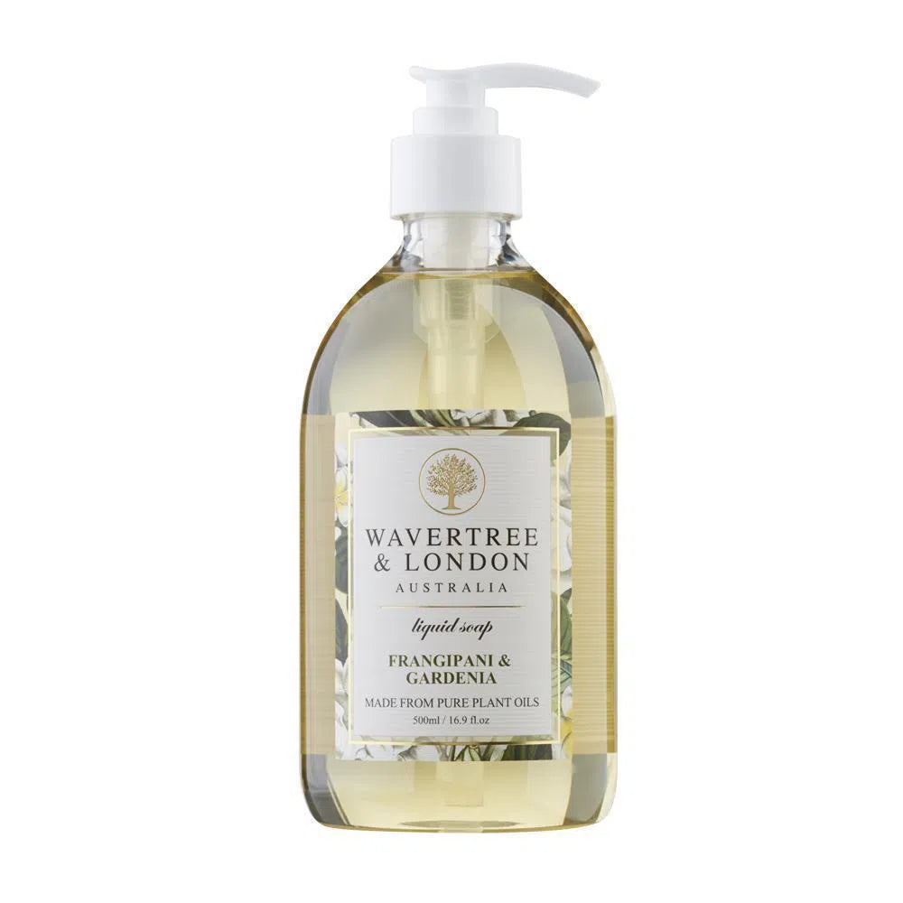 Frangipani & Gardenia 500ml Hand Wash by Wavertree and London-Candles2go