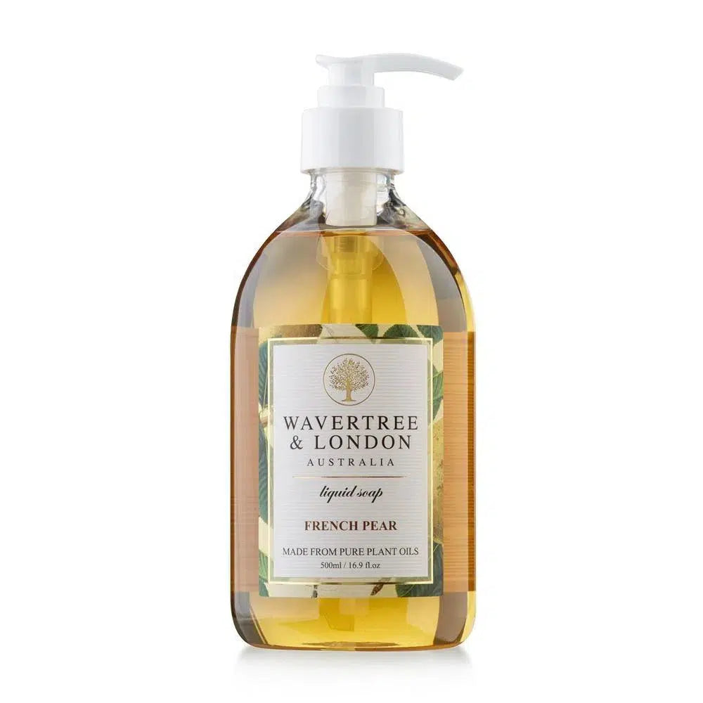 French Pear 500ml Hand Wash by Wavertree and London-Candles2go