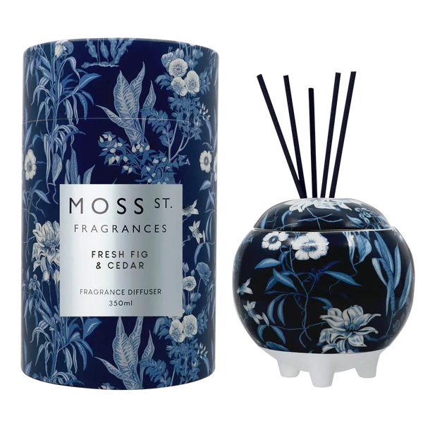 Fresh Fig & Cedar 350ml Ceramic Diffuser by Moss St Ceramics-Candles2go