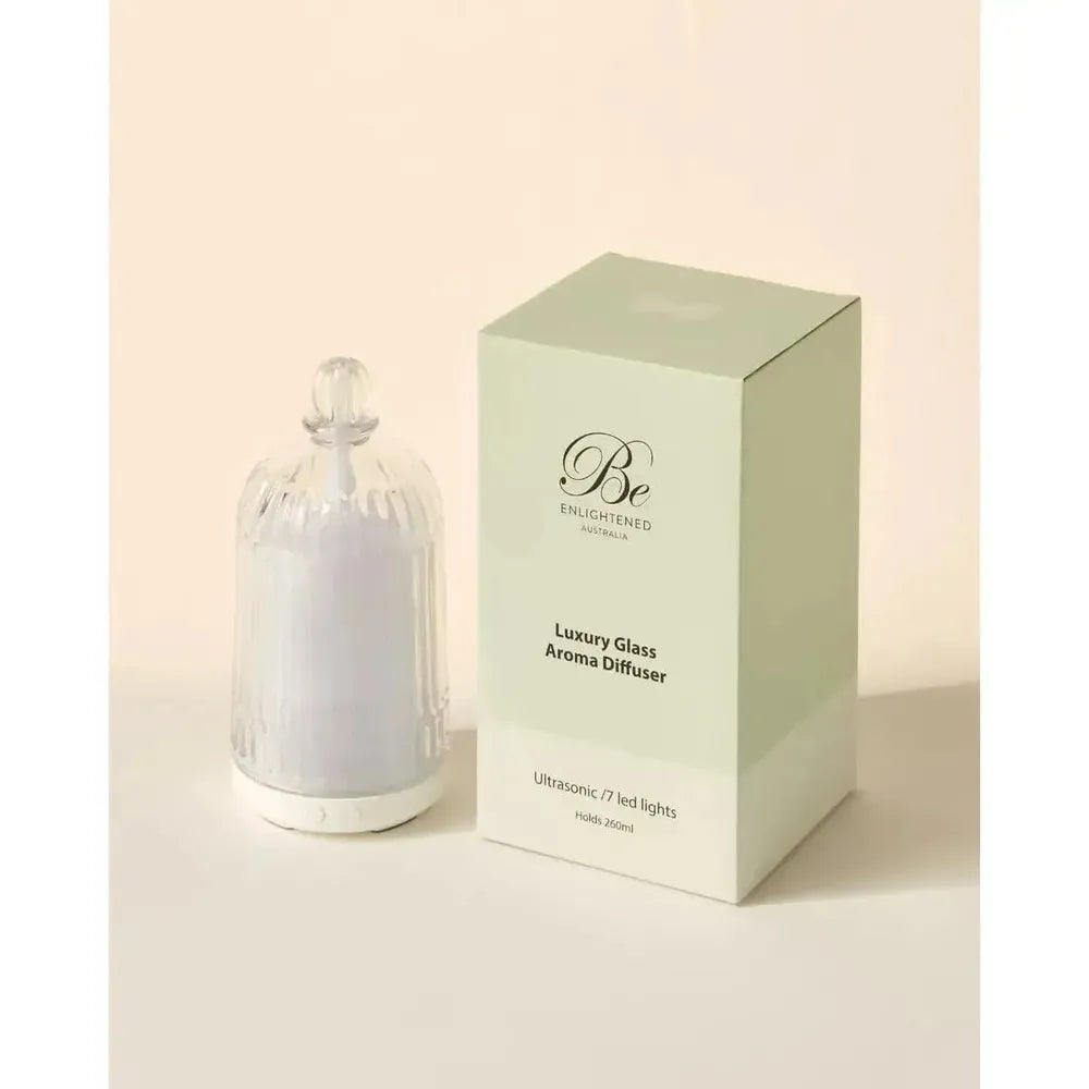 Glass Aroma Diffuser by Be Enlightened Large Luxury-Candles2go