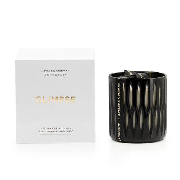 Glimpse Noir 440g Luxury Candle by Apsley Australia-Candles2go