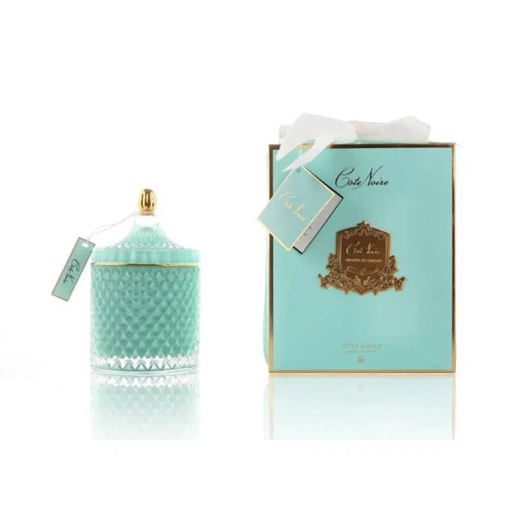 Grand Tiffany Blue Art Deco Candle by Cote Noire-Candles2go