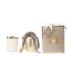 Herringbone 600g Candle with Scarf Golden Bee by Cote Noire