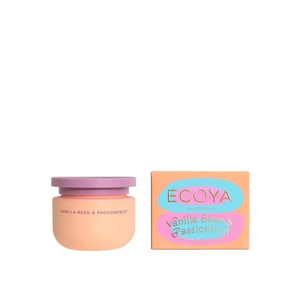 High Summer Limited Edition Vanilla Bean & Passionfruit 150g Body Souffle by Ecoya-Candles2go