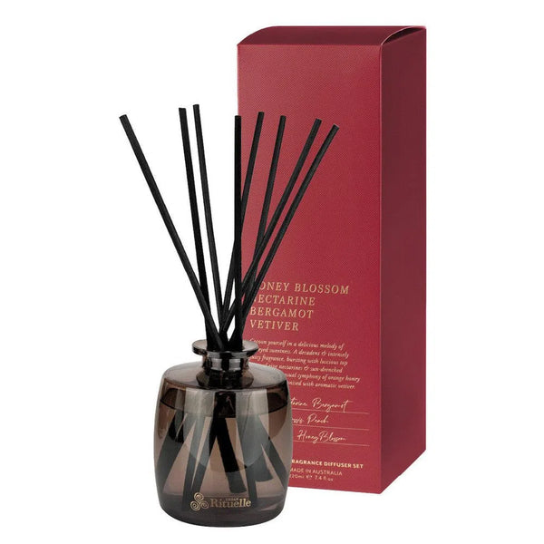 Honey Blossom, Nectarine, Bergamot and Vetiver 220ml Diffuser by Urban Rituelle-Candles2go