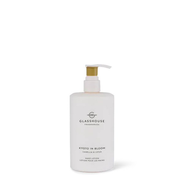 Kyoto In Bloom 450ml Hand Lotion by Glasshouse Fragrances-Candles2go