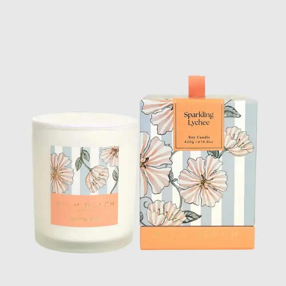 Limited Edition Mother's Day Sparkling Lychee 420g Candle by Palm Beach-Candles2go