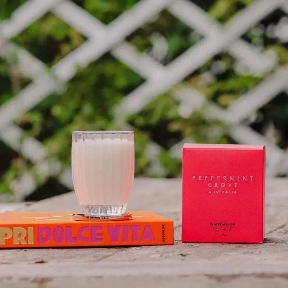 Limited Edition Watermelon 370g Candle by Peppermint Grove-Candles2go