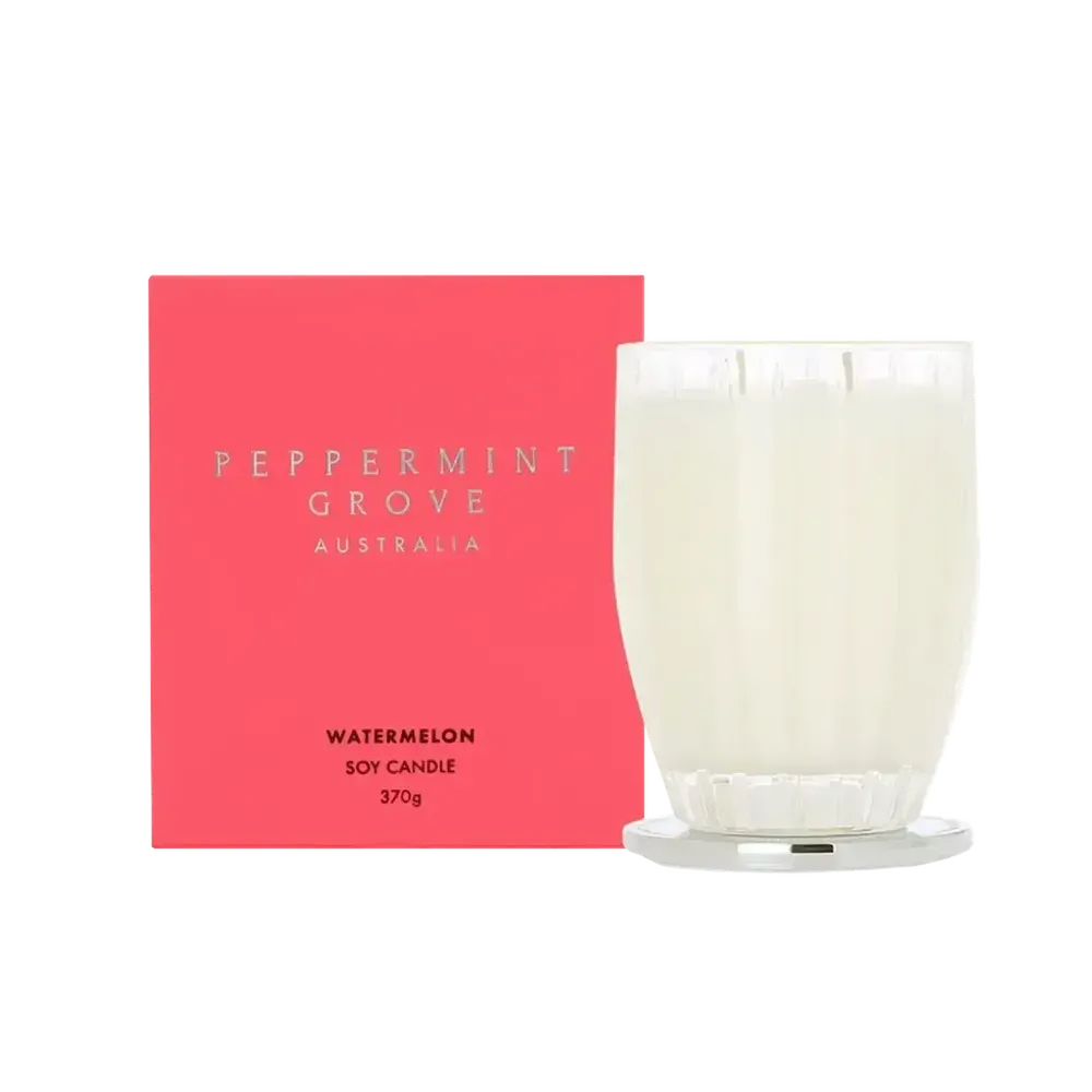 Limited Edition Watermelon 370g Candle by Peppermint Grove-Candles2go