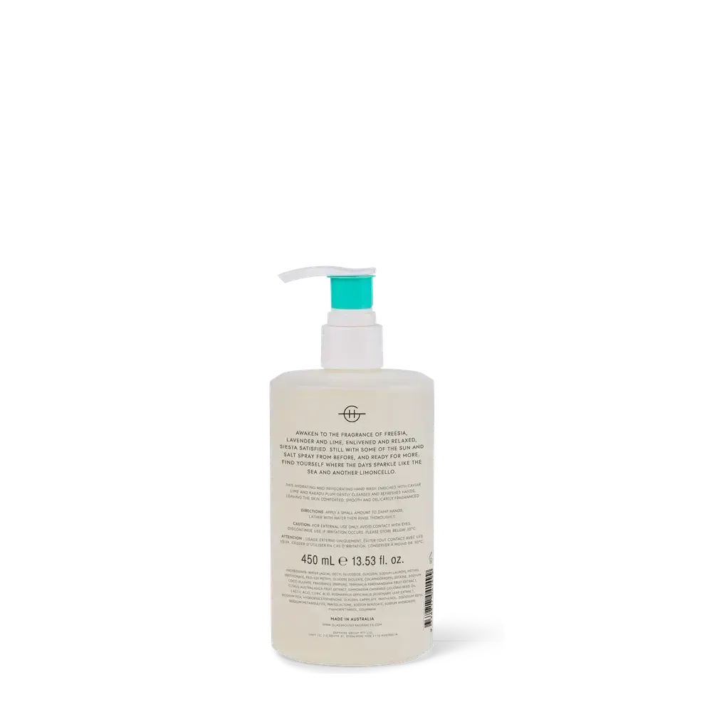 Lost In Amalfi 450ml Hand Wash by Glasshouse Fragrances-Candles2go