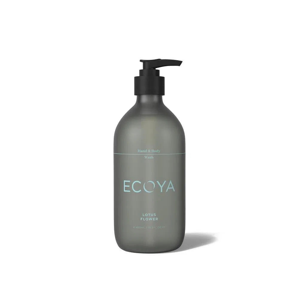 Lotus Flower Hand & Body Wash 450ml By Ecoya-Candles2go