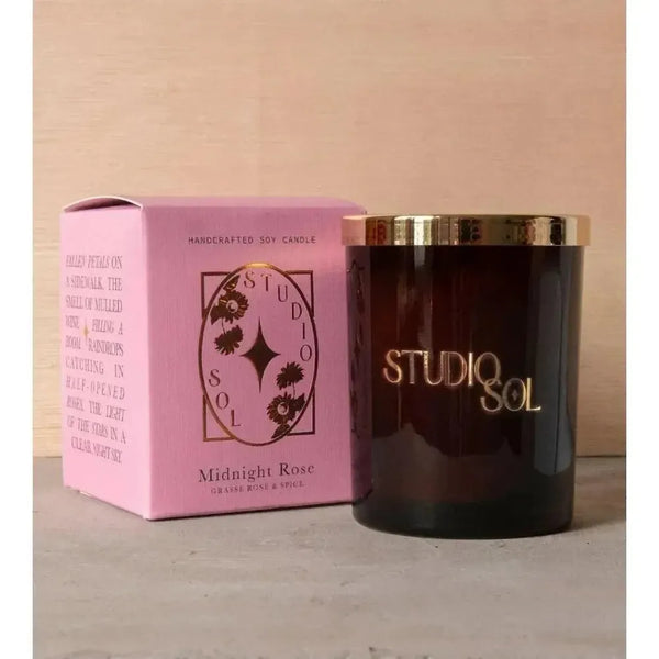 Midnight Rose 200g Candle by Studio Sol-Candles2go