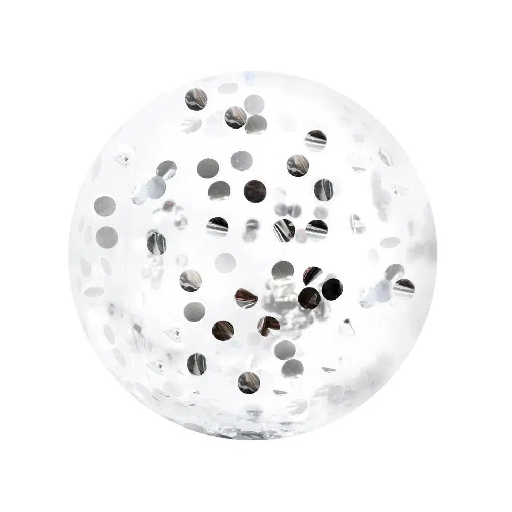 Minnidip Silver Confetti Beach Ball-Candles2go