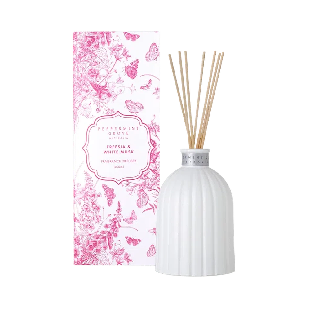 Mother's Day Freesia & White Musk Limited Edition 350ml Diffuser by Peppermint Grove-Candles2go