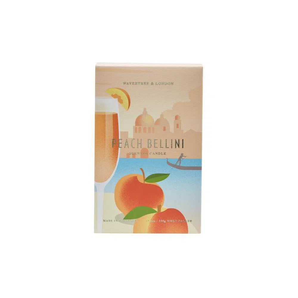 Peach Bellini Candle 330g by Wavertree and London Australia-Candles2go