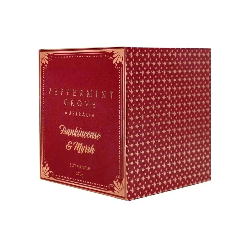 Peppermint Grove Frankincense & Myrrh 370g Candle Limited Edition Christmas-Candles2go