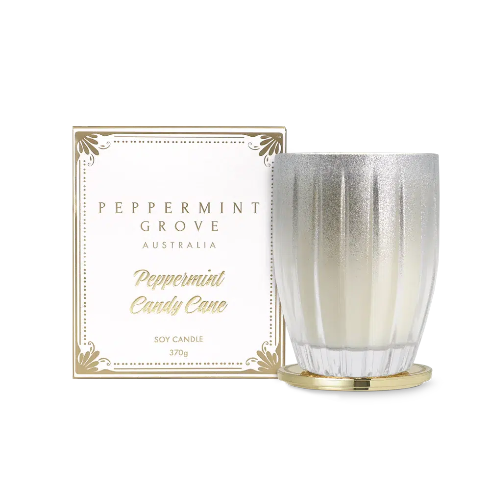 Peppermint Grove Peppermint Candy Cane 370g Candle Limited Edition Christmas-Candles2go